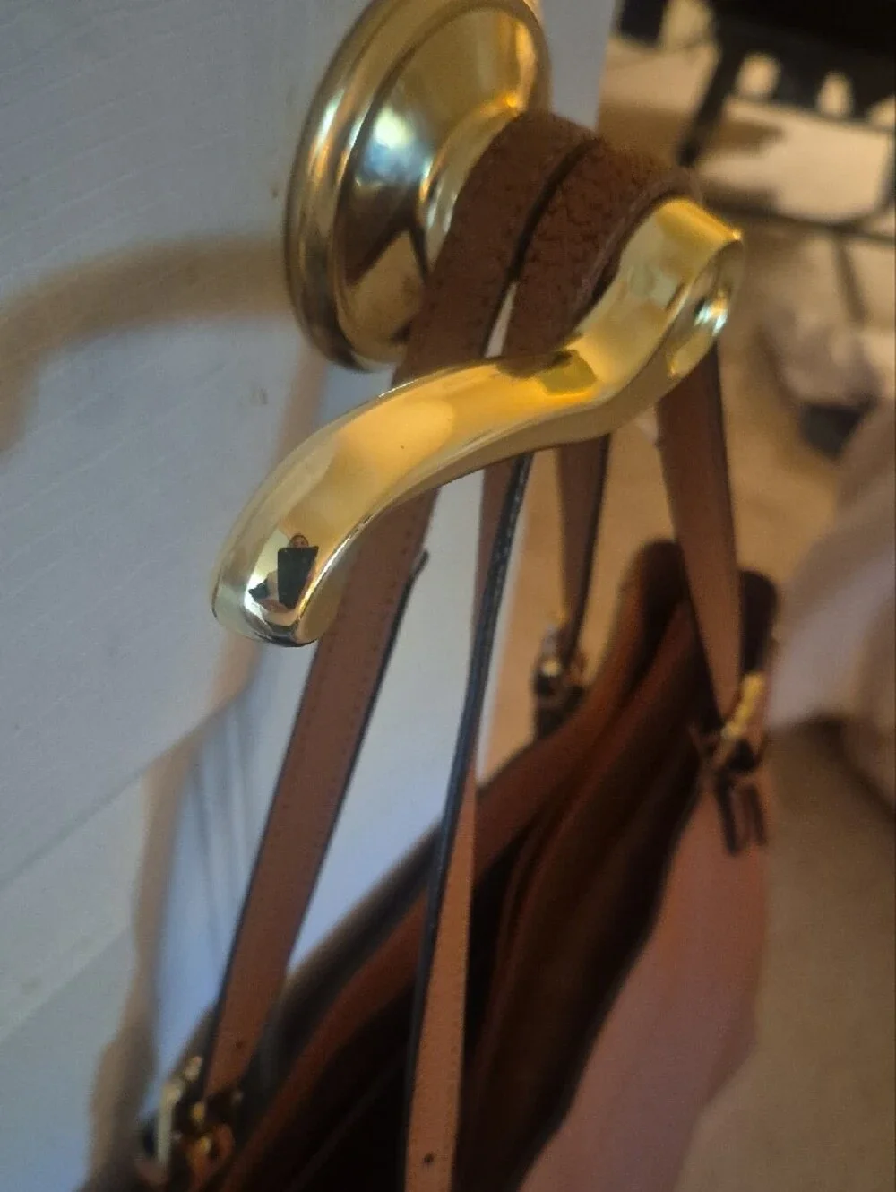 Tory Burch Tan Leather Tote with Gold Hardware